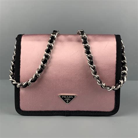 prada pink and black handbag|Prada pink small bag.